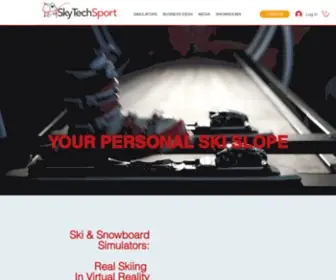 SKytechsport.com(World Class Ski & Snowboard Simulators) Screenshot