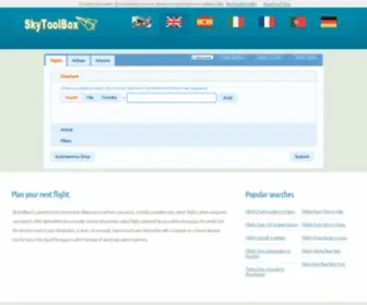 SKytoolbox.com(All about flights) Screenshot