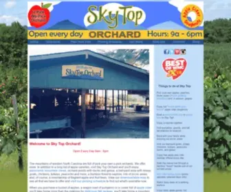 SKytoporchard.com(Sky Top Orchard) Screenshot