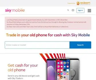 SKYtradein.co.uk(Trade in your phone with Sky Trade In. Sell or Trade in today and see how much your old phone) Screenshot