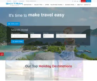 SKYtraktravel.com(Holiday Hotels Booking) Screenshot