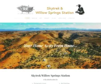 SKYtrekwillowsprings.com.au(Skytrek Willow Springs Station) Screenshot