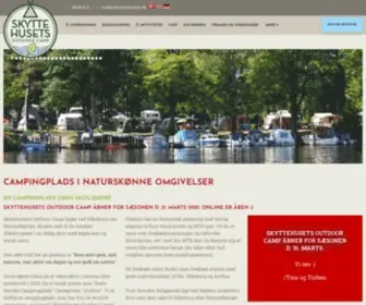 SKYttehusetscamping.dk(Naturskøn campingplads ved Silkeborg og Himmelbjerget) Screenshot