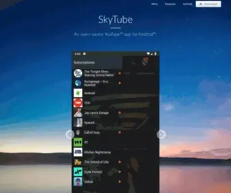 SKytube-APP.com(SkyTube is an ad) Screenshot