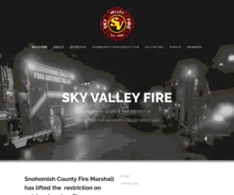 SKyvalleyfire.org(SKY VALLEY FIRE) Screenshot