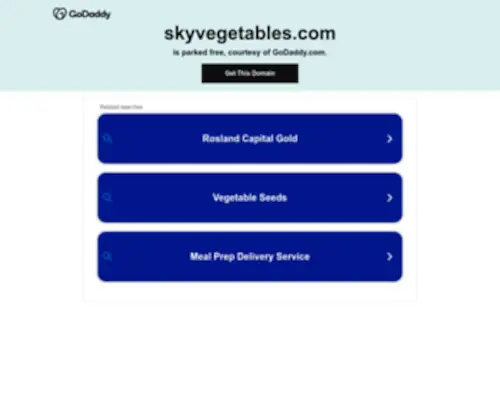 SKyvegetables.com(Sustainable) Screenshot