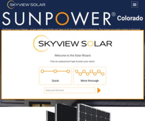 SKyviewsolarllc.com(Skyview Solar) Screenshot