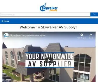 SKywalker.com(Skywalker AV Supply) Screenshot