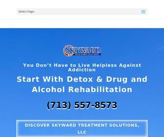 SKywardtreatment.com(Skyward Treatment center) Screenshot