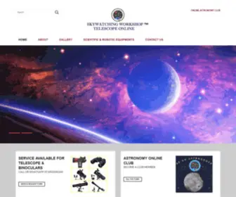 SKywatchingworkshop.com(Online Telescope Purchase site in India) Screenshot