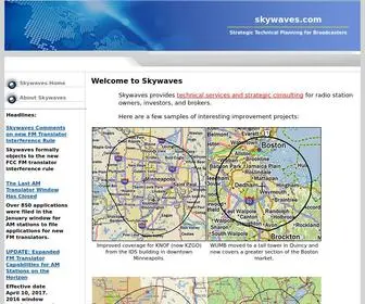 SKywaves.com(Strategic Technical Consulting for Broadcasters) Screenshot