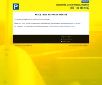 SKyway.co.nz(Skyway Airport Parking) Screenshot