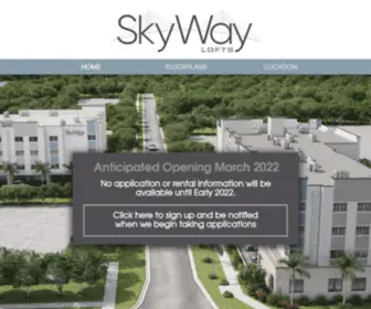 SKywaylofts.com(SkyWay Lofts) Screenshot