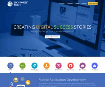 SKywebtech.net(Ecommerce Website & Mobile App Development Company) Screenshot