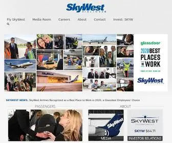 SKywest.com(SkyWest Airlines) Screenshot