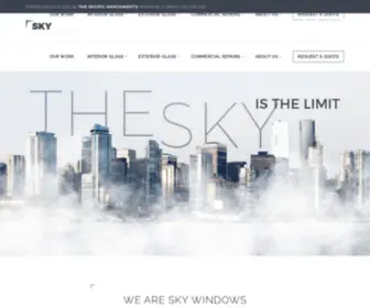 SKywindowsltd.com(Greater Vancouvers Premiere Window Glazing Specialists) Screenshot