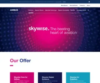 SKywise.com(Airbus Open Data Platform For Aviation) Screenshot