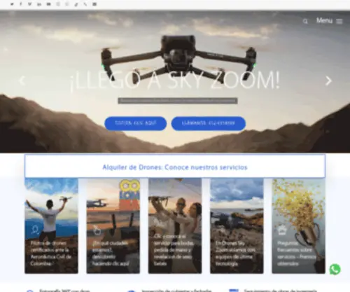 SKyzoom.co(▶ Alquiler drone Bogotá) Screenshot