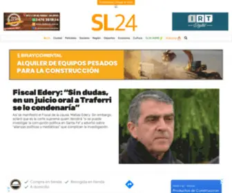 SL24.com.ar(SL24 noticias desde el polo agroexportador más importante del mundo) Screenshot