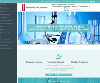 Sla-ScientificGlass.com(Southeastern Lab Apparatus) Screenshot