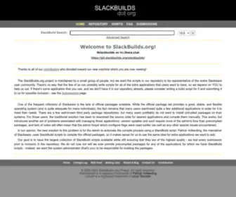 Slackbuilds.org(Slackware) Screenshot