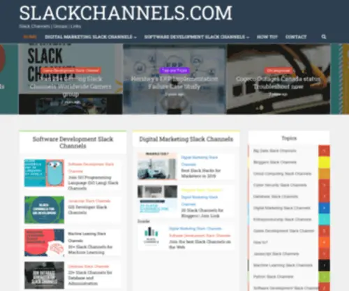 Slackchannels.com(Join Slack Channels with Invite Links for Exclusive Groups) Screenshot