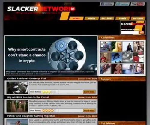 Slackernetwork.com(Slacker Network) Screenshot