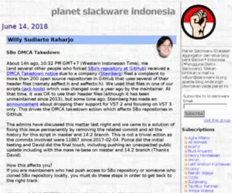 Slackware-ID.org(Planet Slackware Indonesia) Screenshot