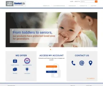 Slaico.com(American National Home Page) Screenshot