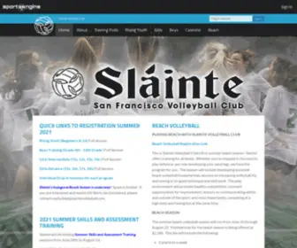 Slaintevolleyball.com(Slainte Volleyball Club) Screenshot