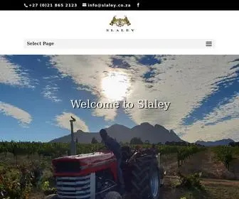 Slaley.co.za(Home) Screenshot