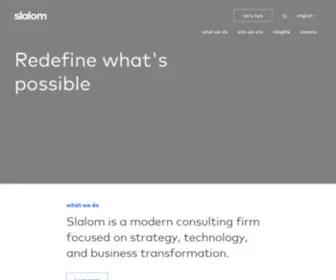 Slalom.com(Consulting) Screenshot