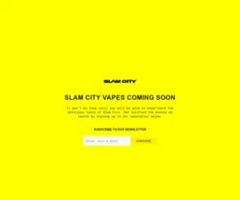 Slamcityvapes.com(Slam City Vapes) Screenshot