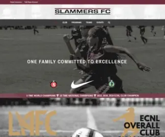 Slammersfc.org(Slammers FC) Screenshot