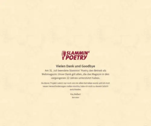 Slammin-Poetry.de(Host Europe GmbH) Screenshot