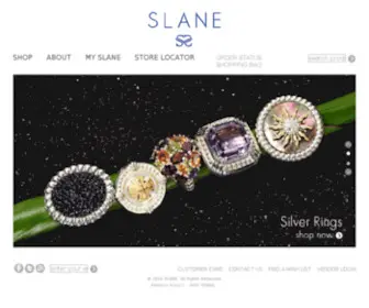 Slane.com(SLANE Designer Sterling Silver Jewelry) Screenshot