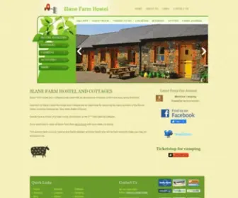 Slanefarmhostel.ie(Slane Farm hostel) Screenshot