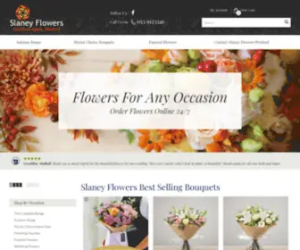 Slaneyflowers.com(Flowers Wexford) Screenshot