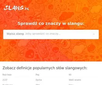 Slang.pl(CoZnaczySlang ✅ sprawdź co to znaczy w) Screenshot