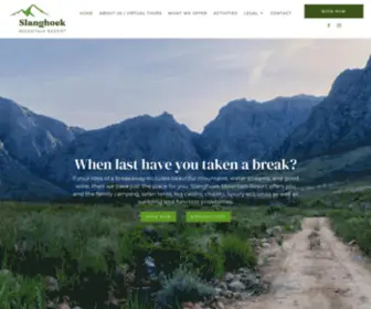 Slanghoekresort.co.za(Just another WordPress site) Screenshot