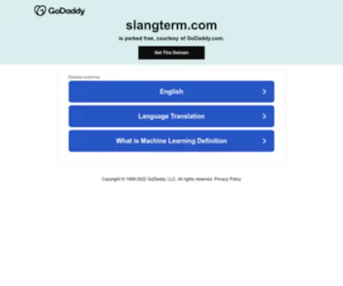 Slangterm.com(Slang) Screenshot