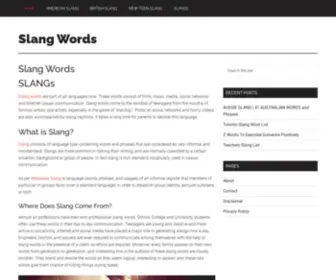 Slangwordlist.com(Slang Words) Screenshot