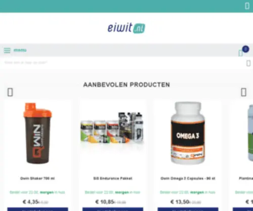 Slankmeteiwit.nl(Proteinedieet en Eiwitdieet website) Screenshot