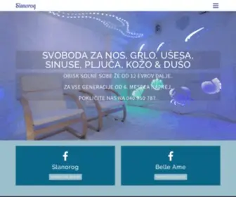 Slanorog.si(V kraljestvu solnih terapij) Screenshot