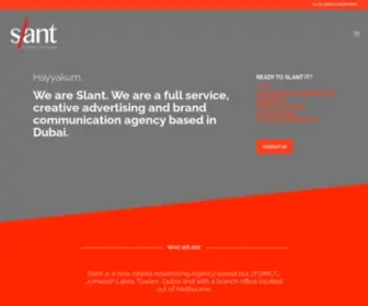 Slant.agency(Slant-Advertising-Agency-Dubai) Screenshot