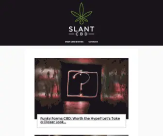 Slantcbd.com(Slant CBD) Screenshot