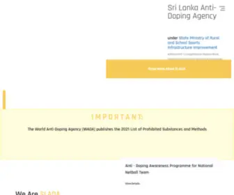 Slantidoping.org(Sri Lanka Anti) Screenshot