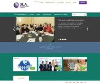 Sla.org(Special Libraries Association) Screenshot