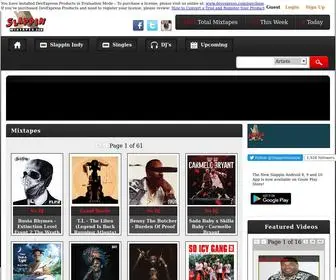 Slappinmixtapes.com(Free Mixtapes) Screenshot