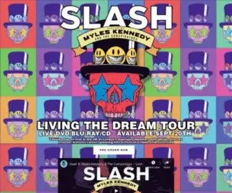 Slashonline.com(Living The Dream Tour) Screenshot